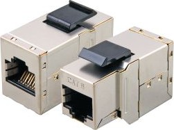 Bild von Modular-Adapter Cat.6 RJ45 STP Snap-In, Metall