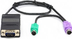 Bild von CAT5 KVM Dongle, 1xVGA und 2x PS/2 Connector