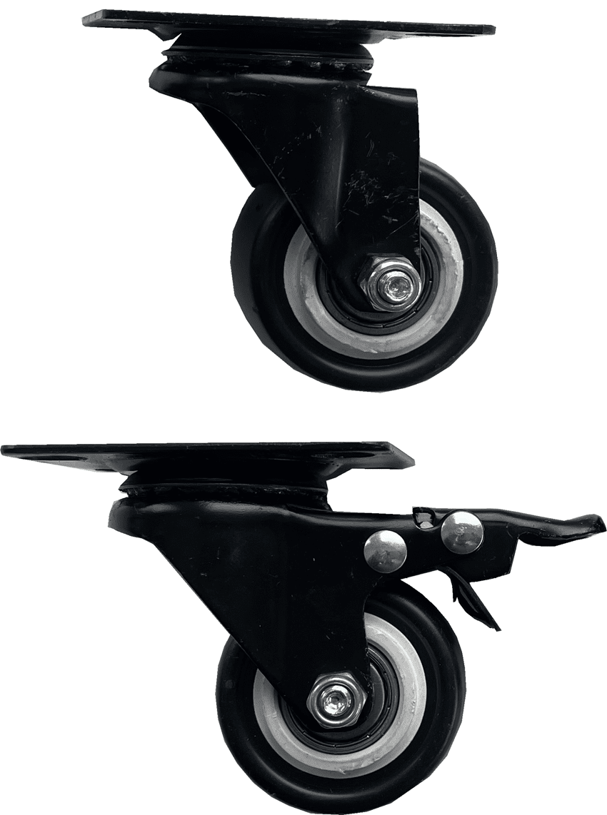 Rollensartz für EDV-Möbel