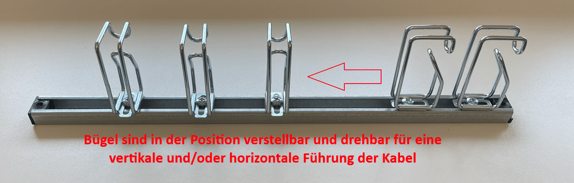 Flexibles Kabelmanagement für individuelle Kabelverlegung
